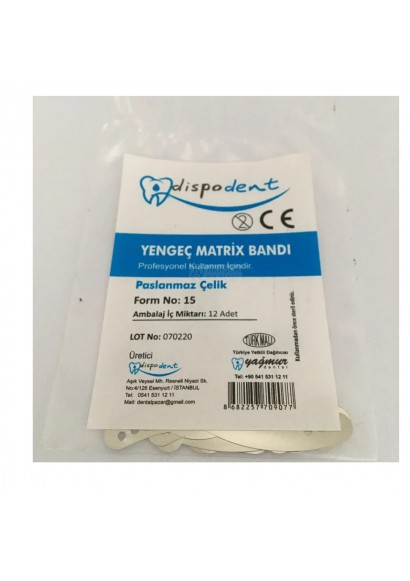 Dispodent Yengeç Matrix Bandı