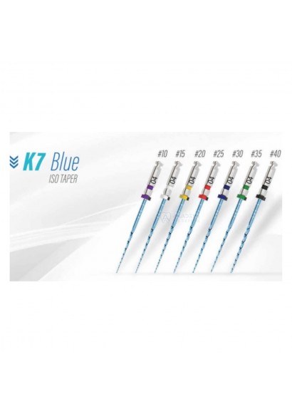 Scope K7 Blue Kanal Eğeleri 25 mm